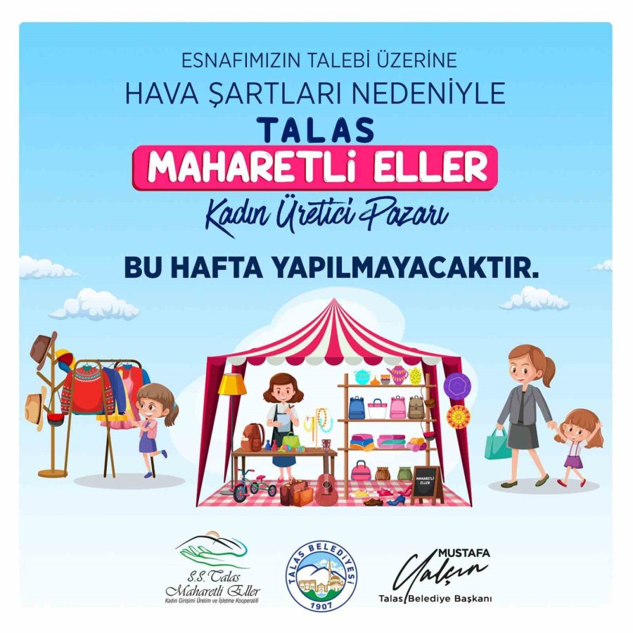 Talas’ta "maharetli Eller"e Kar Engeli