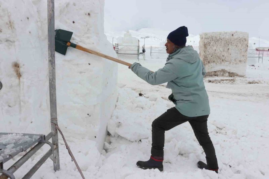 Erciyes’te Kar Sanata Dönüşecek