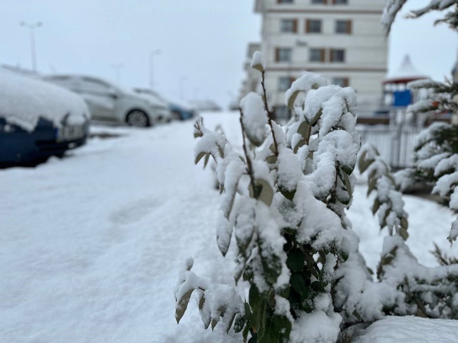 Kayseri’de Kar Yağışı Etkili Oldu