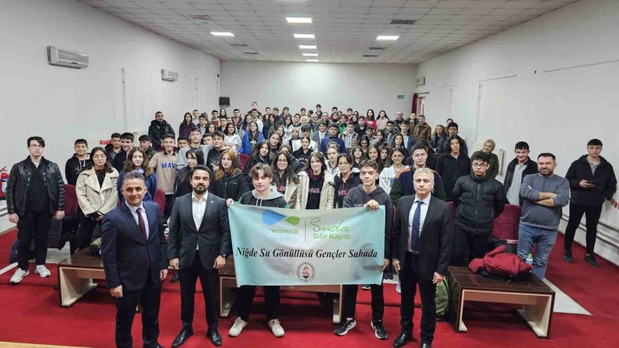 Niğde’de ’su Gönüllüleri Sahada’ Projesi Kapsamında Lise Öğrencilerine Eğitim Verildi