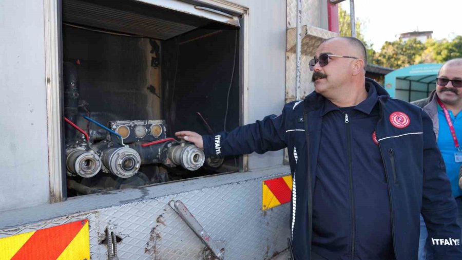 Alanya’da Arazöz Sürücülerine Yangın Eğitimi Verildi