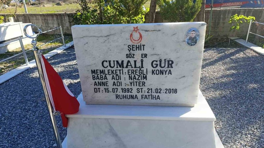 Şehit Piyade Er Cumali Gür Mezarı Başında Anıldı