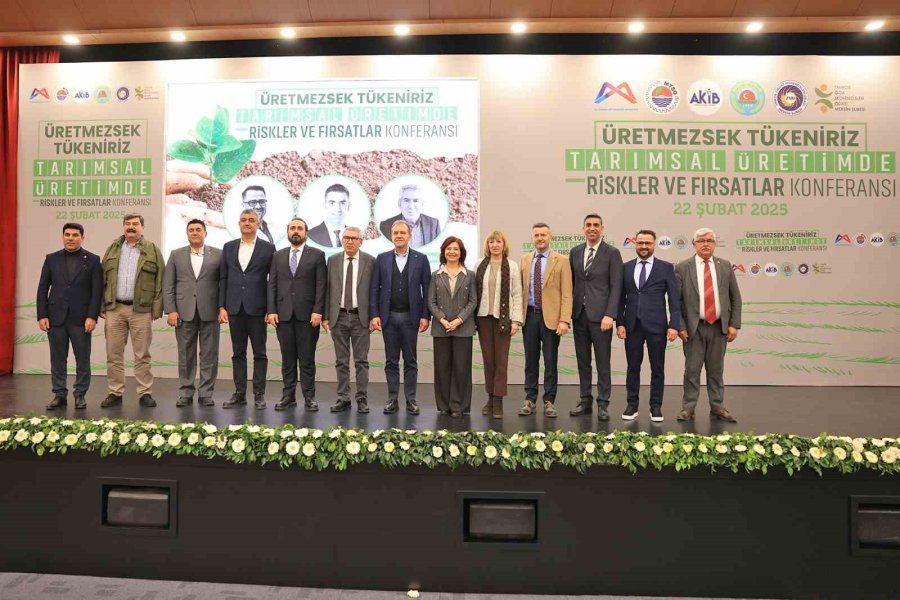 Mersin’de ’üretmezsek Tükeniriz Tarım Konferansı’ Düzenlendi