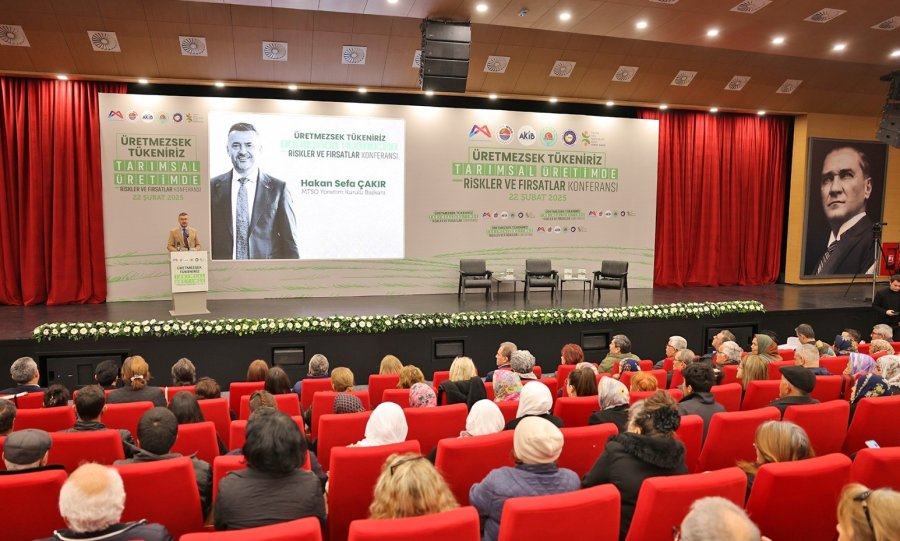 Mersin’de ’üretmezsek Tükeniriz Tarım Konferansı’ Düzenlendi