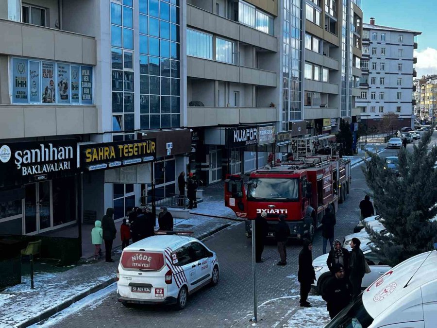 Niğde’de Evde Çıkan Yangın Büyümeden Söndürüldü