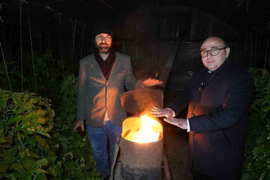 Sobalar Yakılmaya Devam Ediyor, Zirai Don Nöbeti Sıfır Rakıma Kadar İndi