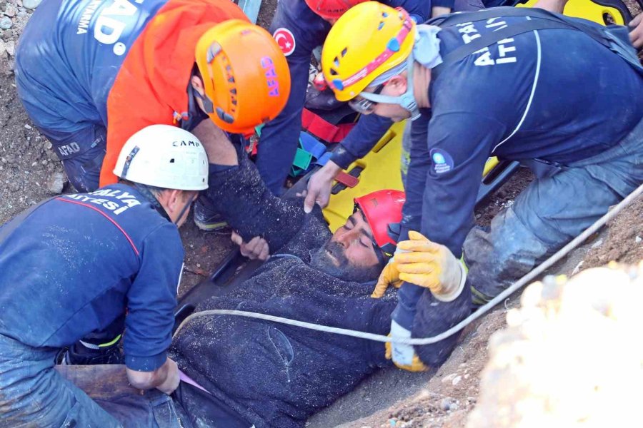 Toprak Altında Kalan İşçi İçin Seferber Oldular