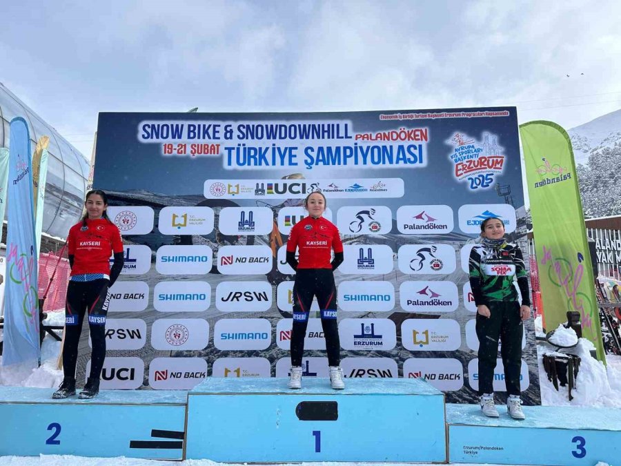 Snowbike Türkiye Şampiyonası’na Kayseri Damgası