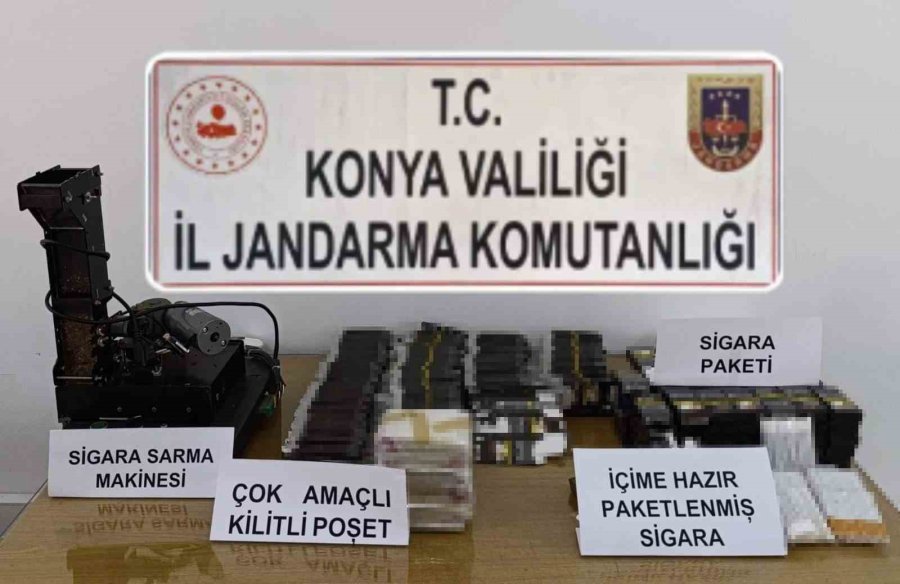 Konya’da Jandarmadan Kaçakçılara Operasyon