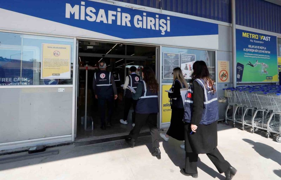 Antalya’da Ramazan Öncesi Toptancı, Market, Restoran Ve Kafelerde Fiyat Denetimi