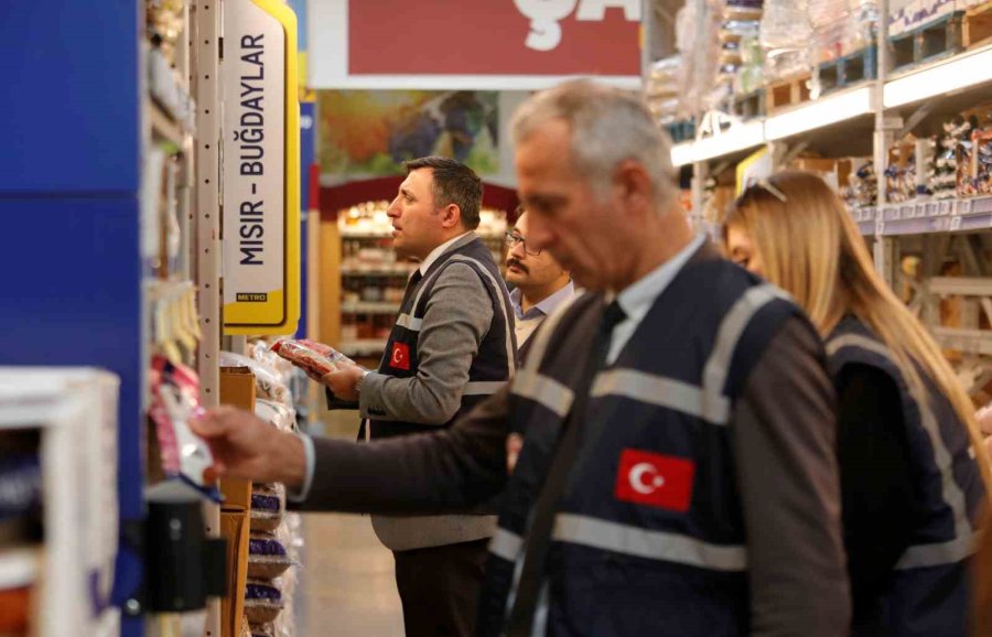 Antalya’da Ramazan Öncesi Toptancı, Market, Restoran Ve Kafelerde Fiyat Denetimi