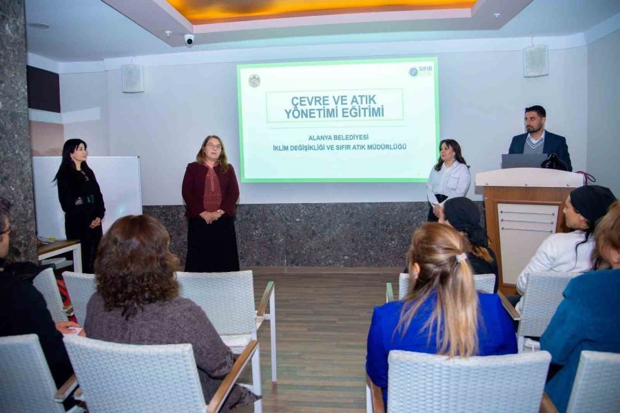 Alanya’da Otel Personeline Sıfır Atık Eğitimi Verildi