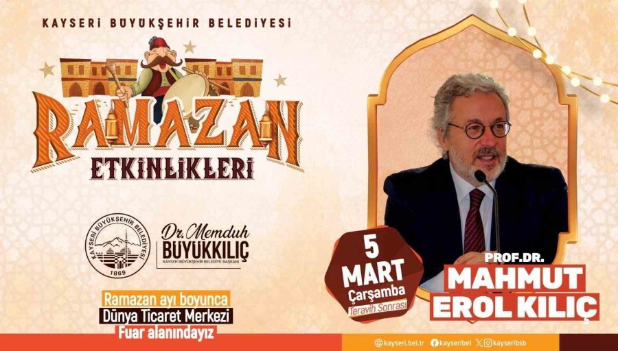 Kayseri’de Ramazan’da Her Gün Bir Etkinlik