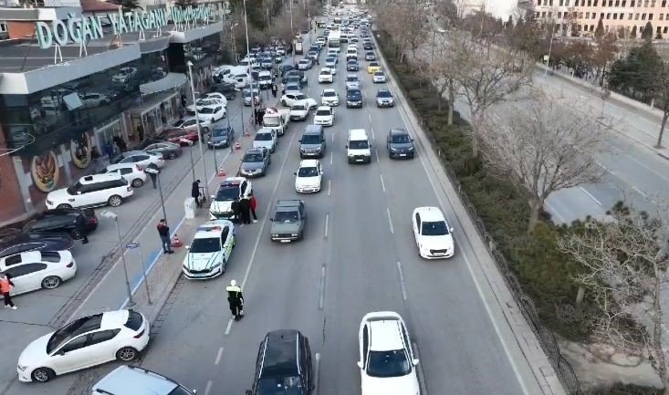 Konya’da Ramazan Ayında Hava Destekli Trafik Denetimleri Başladı