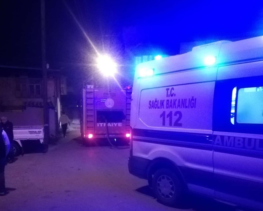 Mersin’de Ev Yangını Yaşlı Adam Hayatını Kaybetti