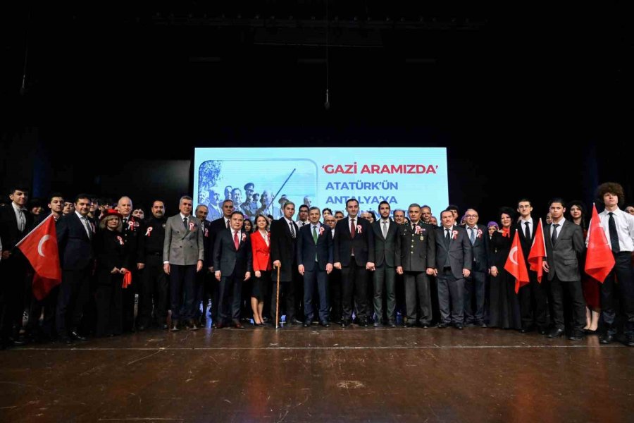 Atatürk’ün Antalya’ya Gelişinin 95. Yılı Kutlandı