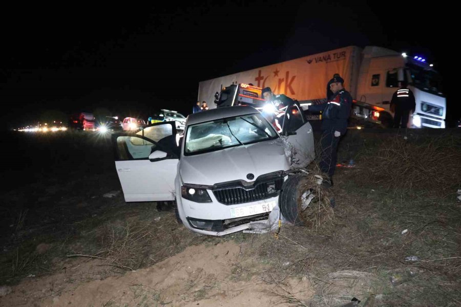 Aksaray’da Trafik Kazası: 1 Ölü, 2 Yaralı