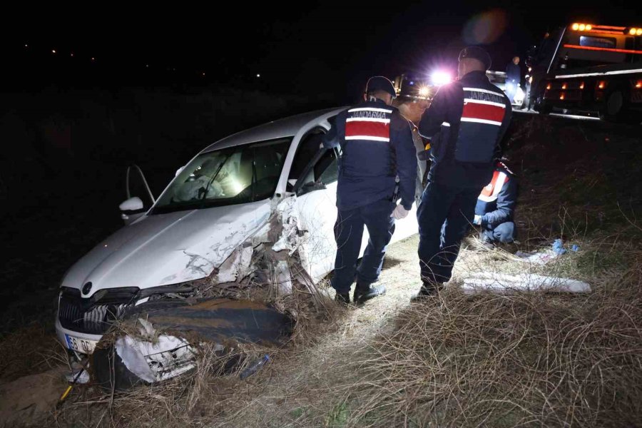 Aksaray’da Trafik Kazası: 1 Ölü, 2 Yaralı