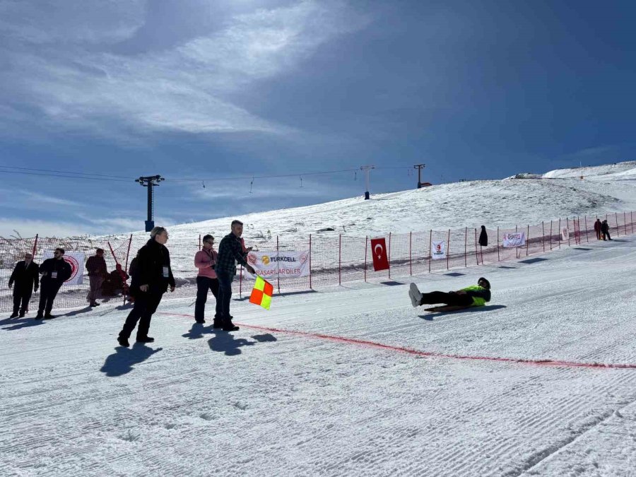 Geleneksel Kızak Türkiye Şampiyonası, Erciyes Kayak Merkezi’nde Yapıldı