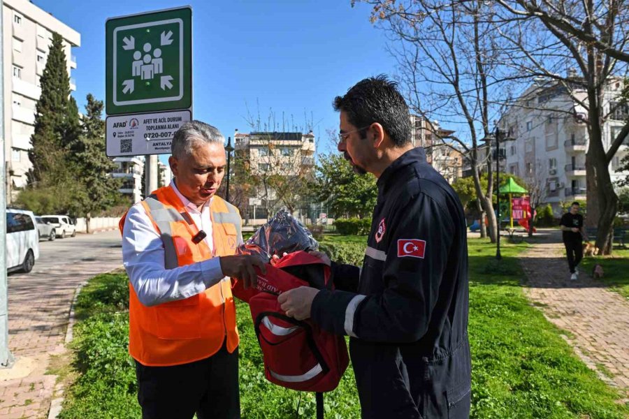 Muratpaşa’da 16 Mart’ta Afet Tahliye Tatbikatı Yapılacak