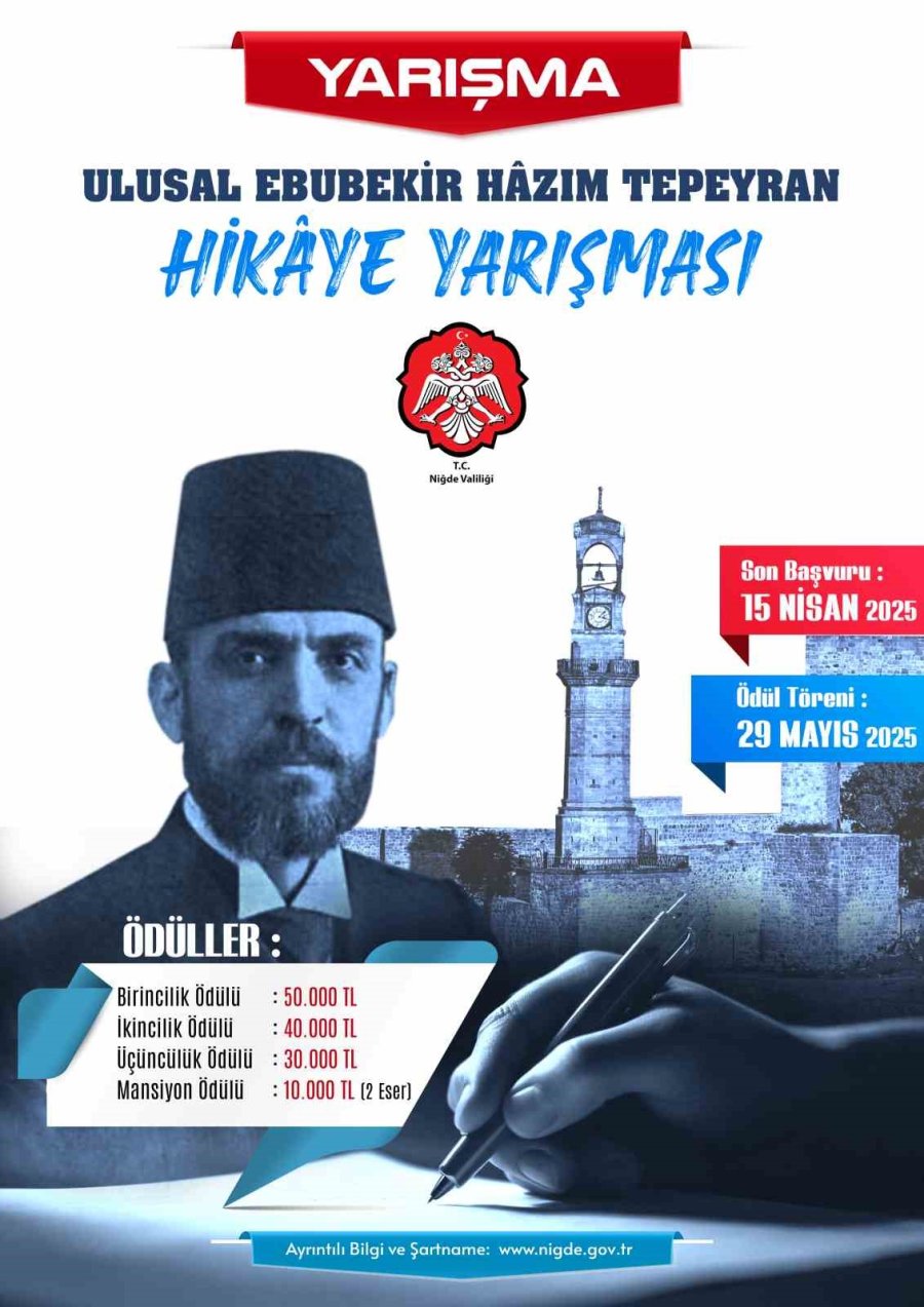 Vali Çelik’in Kaleminden Niğdeli Ebubekir Hazım Tepeyran