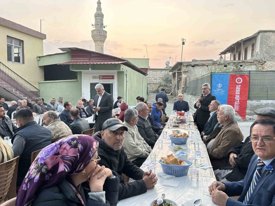 Mersin’de Köy Sakinlerinden İmece Usulü İftar