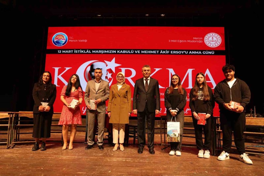 Mersin’de İstiklal Marşı’nın Kabulünün 104. Yılı Kutlandı