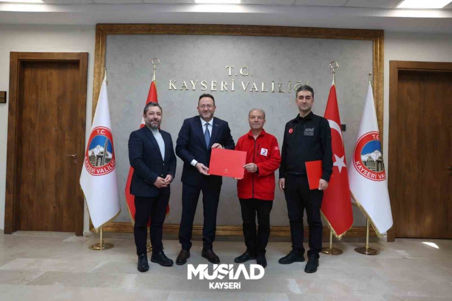 Müsiad Kayseri-kızılay Arama Kurtarma Ekibi Protokolü İmzalandı