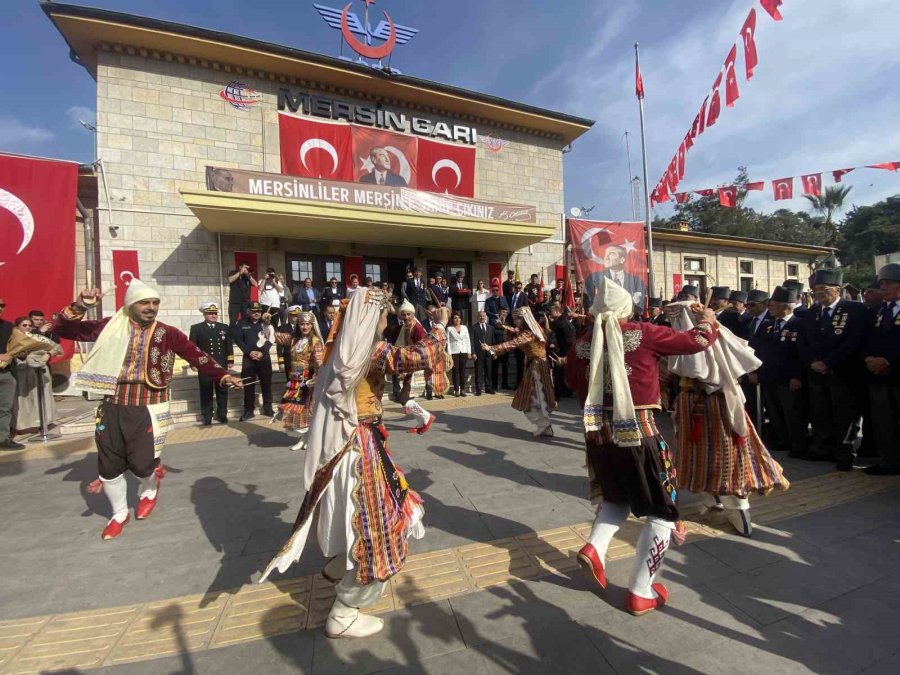 Atatürk’ün Mersin’e Gelişinin 102’inci Yıl Dönümü Törenle Kutlandı