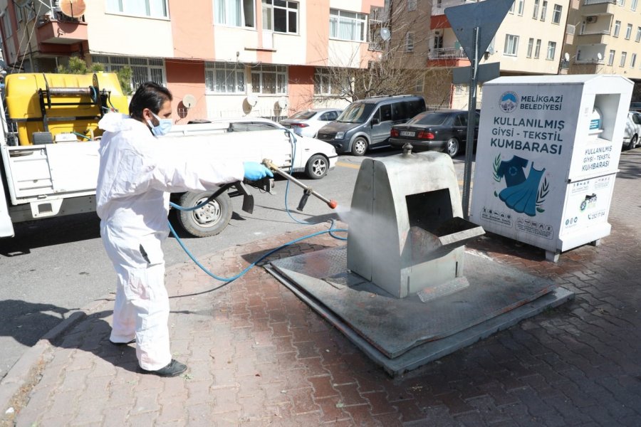 Bahar Aylarının Gelmesiyle Melikgazi Belediyesi İlaçlama Çalışmalarına Başladı