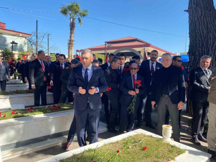 Antalya’da 18 Mart Şehitleri Anma Günü Ve Çanakkale Deniz Zaferi’nin 110. Yıl Dönümü