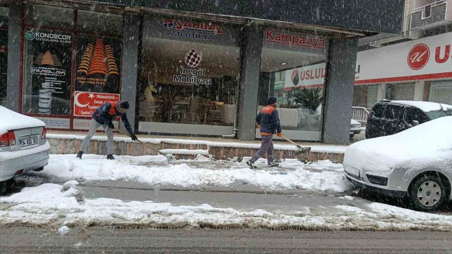 Beyşehir’de Kar Sevinci