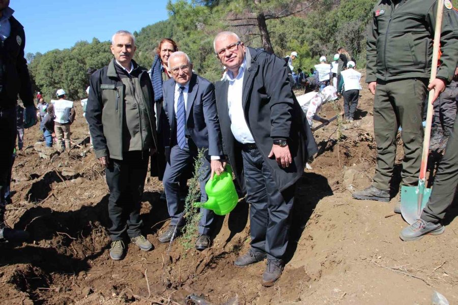 Antalya’da 700 Fidan Toprakla Buluştu